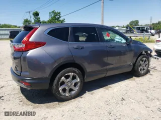 2019 Honda CR-V EX with VIN 5J6RW2H56KL036367, listed as a Copart auction lot 57972794 with 0 mi miles and Salvage Title. Bid and sale history available at carsss.com. Image 3.