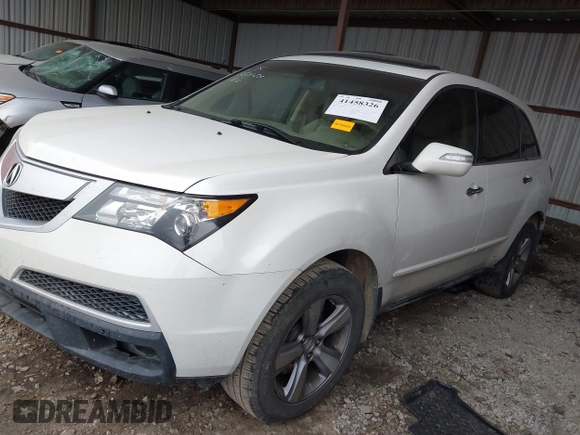 2013 Acura MDX with VIN 2HNYD2H20DH513432, listed as a IAAI auction lot 41458326 with 121,972 mi miles. Bid and sale history available at carsss.com. Image 17.