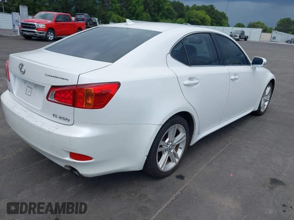 2010 Lexus IS 250 with VIN JTHBF5C27A5108894, listed as a IAAI auction lot 42481051 with 237,430 mi miles and . Bid and sale history available at DreamBid. Image 4.