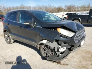 2018 Ford EcoSport Titanium z VIN MAJ3P1VEXJC212722, wystawiony jako Copart lot #48796765 z przebiegiem 119 452 mil mil oraz Szkoda całkowita • Salvage title. Historia ofert i sprzedaży dostępna na DreamBid. Obrazek 4.