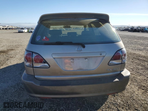 2002 Lexus RX 300 with VIN JTJGF10U120126440, listed as a Copart auction lot 77224124 with 121,395 mi miles and Salvage Title. Bid and sale history available at carsss.com. Image 6.