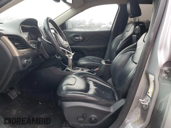 2017 Jeep Cherokee Limited with VIN 1C4PJLDB8HW516866, listed as a Copart auction lot 45516135 with 187,558 mi miles and Salvage Title. Bid and sale history available at carsss.com. Image 7.
