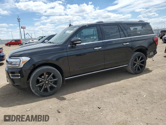 2023 Ford Expedition Max Limited с VIN 1FMJK2A82PEA63950, выставлен на аукционе Copart как лот 55773495 с пробегом 33 588 миль миль и Списание • Salvage title. История ставок и продаж доступна на DreamBid. Изображение 1.