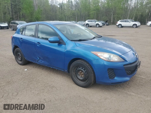 2013 Mazda 3 i Touring with VIN JM1BL1L74D1811220, listed as a Copart auction lot 56253455 with 209,519 mi miles and Clean title. Bid and sale history available at DreamBid. Image 4.