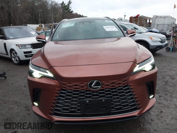 2023 Lexus RX 350h with VIN 2T2BBMCAXPC018936, listed as a IAAI auction lot 41027968 with 20,669 mi miles and . Bid and sale history available at DreamBid. Image 13.