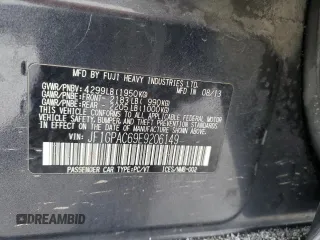 2014 Subaru Impreza Premium z VIN JF1GPAC69E9206149, wystawiony jako Copart lot #44103345 z przebiegiem 124 387 mil mil oraz Szkoda całkowita • Salvage title. Historia ofert i sprzedaży dostępna na DreamBid. Obrazek 12.