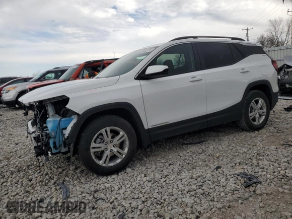 2024 GMC Terrain SLE with VIN 3GKALMEG4RL332729, listed as a Copart auction lot 53540215 with 10,606 mi miles and Clean title. Bid and sale history available at DreamBid. Image 1.