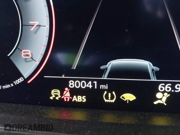 2019 Audi A8 L with VIN WAU8DAF82KN019534, listed as a IAAI auction lot 41254684 with 80,041 mi miles. Bid and sale history available at carsss.com. Image 15.