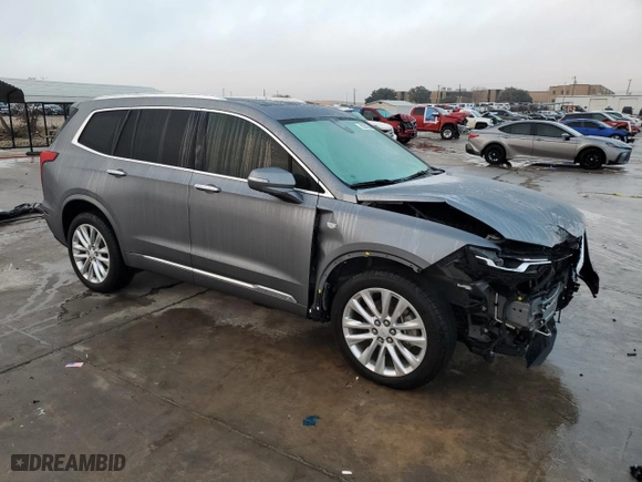 2020 Cadillac XT6 AWD Premium Luxury with VIN 1GYKPDRSXLZ228260, listed as a Copart auction lot 83541684 with 54,987 mi miles and Clean Title. Bid and sale history available at carsss.com. Image 4.