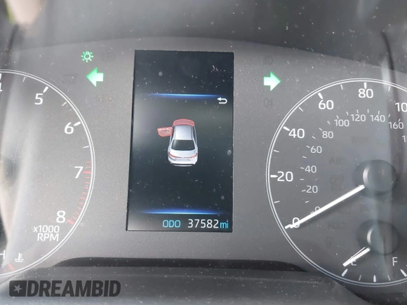 2023 Toyota Corolla SE with VIN 5YFS4MCE2PP154818, listed as a IAAI auction lot 41921228 with 37,582 mi miles and . Bid and sale history available at DreamBid. Image 7.