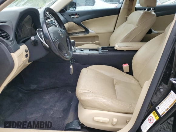 2008 Lexus IS 250 z VIN JTHBK262X85057164, wystawiony jako Copart lot #58769375 z przebiegiem 218 708 mil mil oraz Tytuł czysty. Historia ofert i sprzedaży dostępna na DreamBid. Obrazek 7.