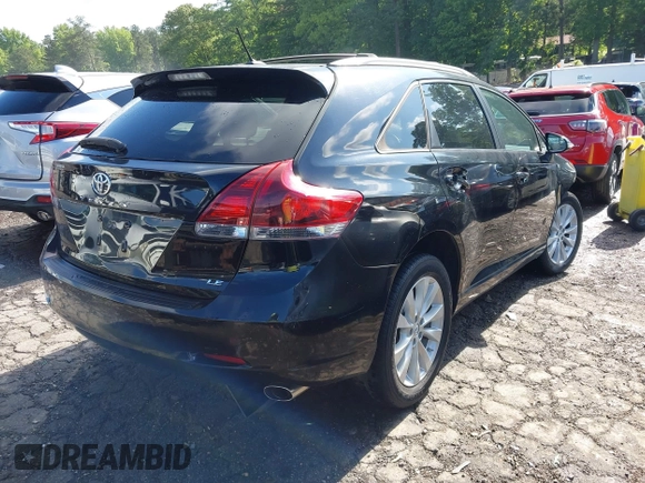 2013 Toyota Venza LE with VIN 4T3ZA3BB1DU077109, listed as a IAAI auction lot 42247378 with 109,267 mi miles and . Bid and sale history available at DreamBid. Image 4.