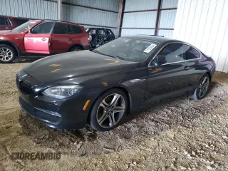 2013 BMW 6 Series 650i with VIN WBAYM9C50DDW20054, listed as a Copart auction lot 71563434 with 83,640 mi miles and Salvage Title. Bid and sale history available at carsss.com. Image 1.