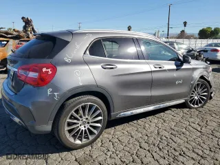 2018 Mercedes-Benz GLA with VIN WDCTG4EB9JJ414149, listed as a Copart auction lot 50542435 with 105,179 mi miles and Salvage Title. Bid and sale history available at carsss.com. Image 3.