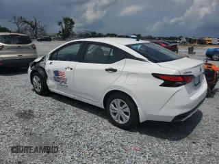 2024 Nissan Versa S with VIN 3N1CN8DV7RL892754, listed as a Copart auction lot 58859495 with 14,041 mi miles and Non repairable. Bid and sale history available at DreamBid. Image 2.