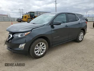 2021 Chevrolet Equinox LT with VIN 2GNAXUEV6M6107554, listed as a Copart auction lot 53855405 with 101,419 mi miles and Salvage title. Bid and sale history available at DreamBid. Image 1.