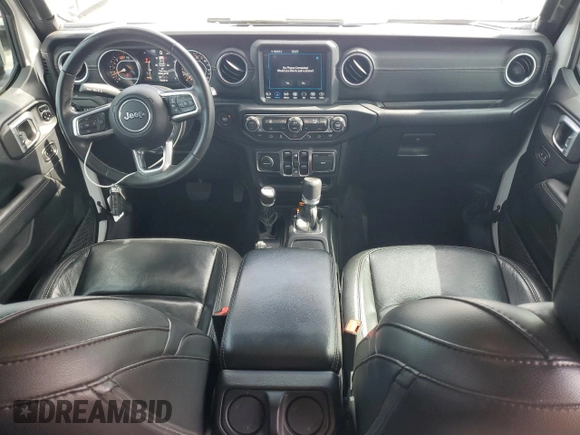 2019 Jeep Wrangler Unlimited Sahara with VIN 1C4HJXEN0KW521751, listed as a Copart auction lot 50650025 with 75,640 mi miles and Salvage Title. Bid and sale history available at DreamBid. Image 8.