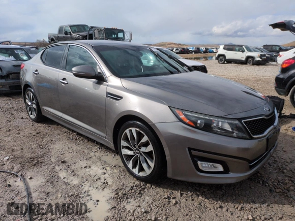 2015 Kia Optima SX with VIN 5XXGR4A78FG385600, listed as a Copart auction lot 49179985 with 120,789 mi miles and Salvage Title. Bid and sale history available at carsss.com. Image 4.