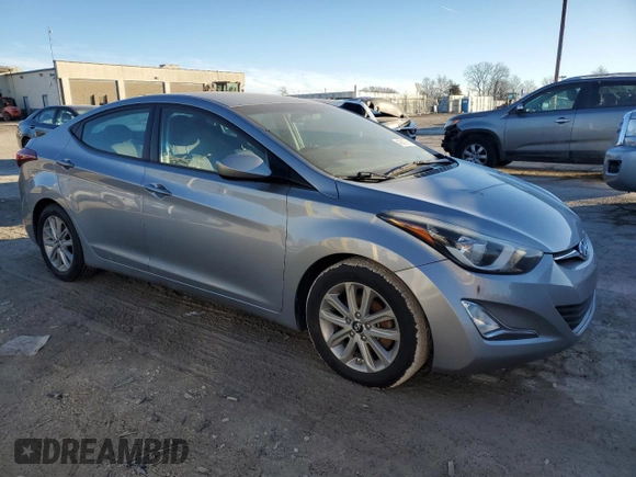 2016 Hyundai Elantra SE with VIN 5NPDH4AE1GH653350, listed as a Copart auction lot 53257675 with 317,198 mi miles and Non repairable. Bid and sale history available at DreamBid. Image 4.