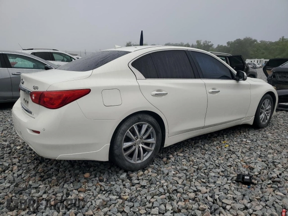 2015 Infiniti Q50 Premium with VIN JN1BV7AR0FM410138, listed as a Copart auction lot 50978665 with 143,433 mi miles and Non Repairable. Bid and sale history available at carsss.com. Image 3.