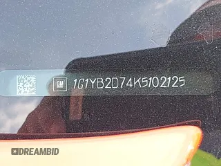2019 Chevrolet Corvette 1LT z VIN 1G1YB2D74K5102125, wystawiony jako IAAI lot #42047085 z przebiegiem 43 939 mil mil oraz . Historia ofert i sprzedaży dostępna na DreamBid. Obrazek 9.