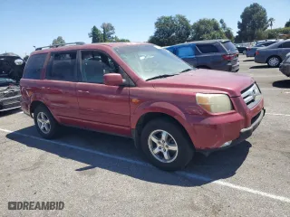 2006 Honda Pilot EX-L with VIN 5FNYF28586B012730, listed as a Copart auction lot 67161614 with 141,287 mi miles and Salvage Title. Bid and sale history available at carsss.com. Image 4.