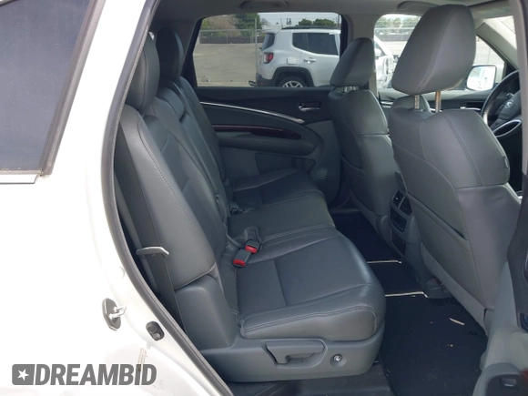 2016 Acura MDX w/Tech with VIN 5FRYD3H4XGB009265, listed as a IAAI auction lot 41691872 with 123,798 mi miles. Bid and sale history available at carsss.com. Image 8.