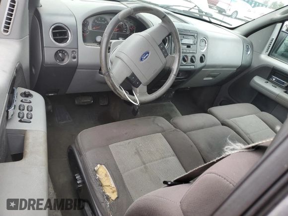 2006 Ford F-150 XLT with VIN 1FTPX14526NA90950, listed as a Copart auction lot 49777895 with 0 mi miles and Salvage Title. Bid and sale history available at carsss.com. Image 8.