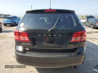 2015 Dodge Journey American Value with VIN 3C4PDCAB1FT583419, listed as a Copart auction lot 55968285 with 253,026 mi miles and Salvage Title. Bid and sale history available at DreamBid. Image 6.