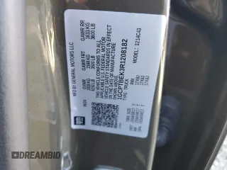 2024 Chevrolet Colorado 4WD Work Truck z VIN 1GCPTBEK3R1208182, wystawiony jako Copart lot #44642265 z przebiegiem 1 915 mil mil oraz Szkoda całkowita • Salvage title. Historia ofert i sprzedaży dostępna na DreamBid. Obrazek 12.
