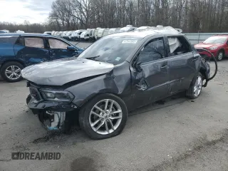 2021 Dodge Durango GT Plus with VIN 1C4RDJDG5MC661875, listed as a Copart auction lot 47547665 with 90,206 mi miles and Salvage title. Bid and sale history available at DreamBid. Image 1.
