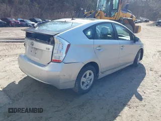 2011 Toyota Prius I with VIN JTDKN3DU4B1392325, listed as a IAAI auction lot 41843356 with 168,489 mi miles. Bid and sale history available at carsss.com. Image 4.