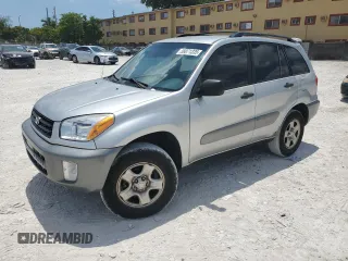 2002 Toyota RAV4 with VIN JTEGH20V620057834, listed as a Copart auction lot 58071335 with 166,455 mi miles and Salvage title. Bid and sale history available at DreamBid. Image 1.