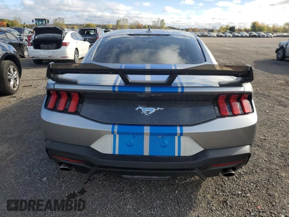 2024 Ford Mustang EcoBoost with VIN 1FA6P8TH4R5134411, listed as a Copart auction lot 75890314 with 5,388 mi miles and Salvage title. Bid and sale history available at DreamBid. Image 6.