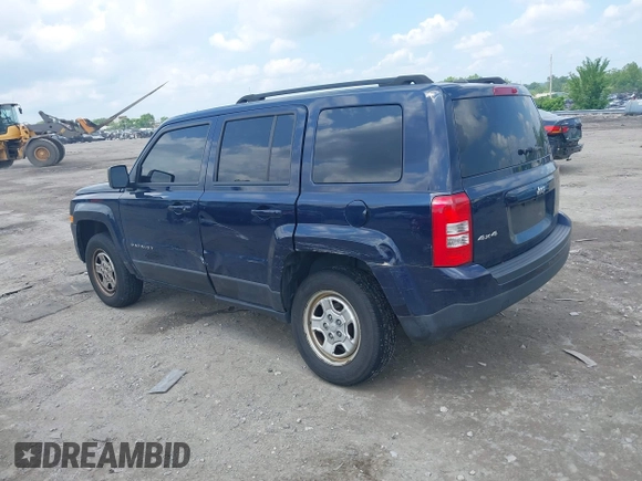 2016 Jeep Patriot Sport with VIN 1C4NJRBB7GD782208, listed as a IAAI auction lot 42389941 with 146,620 mi miles and . Bid and sale history available at DreamBid. Image 3.