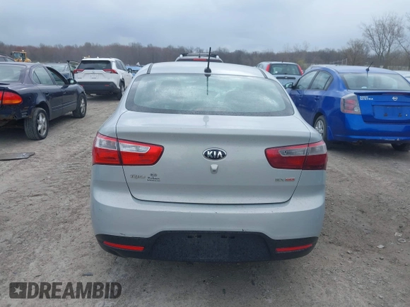 2014 Kia Rio EX with VIN KNADN4A36E6338670, listed as a IAAI auction lot 42035501 with 166,561 mi miles. Bid and sale history available at carsss.com. Image 16.