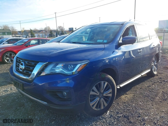 2019 Nissan Pathfinder SV with VIN 5N1DR2MM1KC612656, listed as a IAAI auction lot 40863170 with 64,769 mi miles. Bid and sale history available at carsss.com. Image 18.