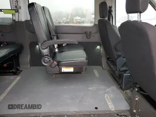 2020 Ford Transit Passenger XL with VIN 1FBVU5XG7LKB18117, listed as a Copart auction lot 86842764 with 42,130 mi miles and Salvage Title. Bid and sale history available at DreamBid. Image 11.