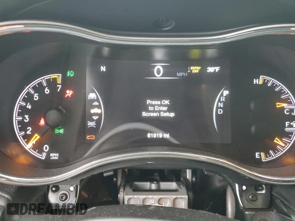 2019 Jeep Grand Cherokee Overland with VIN 1C4RJFCGXKC609923, listed as a Copart auction lot 43198245 with 61,919 mi miles and Non Repairable. Bid and sale history available at carsss.com. Image 9.