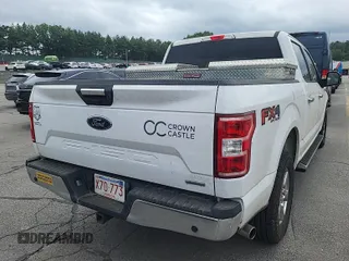 2018 Ford F-150 XL with VIN 1FTEW1EP1JKE55493, listed as a IAAI auction lot 42666714 with 104,452 mi miles and . Bid and sale history available at DreamBid. Image 22.