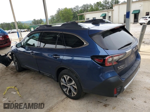 2022 Subaru Outback Touring with VIN 4S4BTAPC8N3196874, listed as a Copart auction lot 56308165 with 44,463 mi miles and Salvage title. Bid and sale history available at DreamBid. Image 2.