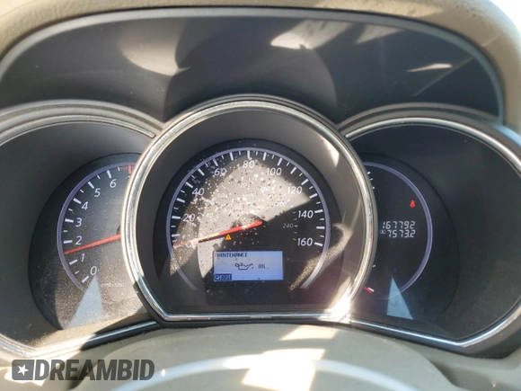 2012 Nissan Murano S with VIN JN8AZ1MU2CW104038, listed as a Copart auction lot 70012724 with 167,792 mi miles and Salvage Title. Bid and sale history available at carsss.com. Image 9.