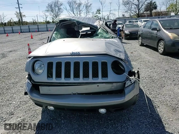 2017 Jeep Patriot Sport SE with VIN 1C4NJPBA9HD140974, listed as a Copart auction lot 46354775 with Not Provided miles and Salvage Title. Bid and sale history available at carsss.com. Image 12.