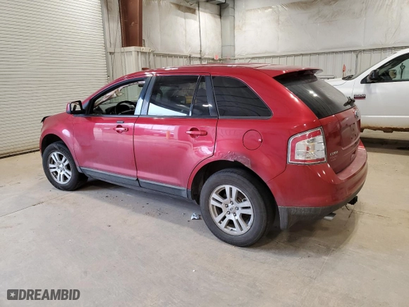 2008 Ford Edge SEL with VIN 2FMDK38C58BA26465, listed as a Copart auction lot 51002315 with 0 mi miles and Non Repairable. Bid and sale history available at carsss.com. Image 2.