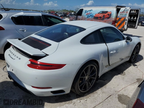 2019 Porsche 911 Carrera with VIN WP0AA2A96KS104011, listed as a Copart auction lot 76576224 with 3,807 mi miles and Non Repairable. Bid and sale history available at DreamBid. Image 3.