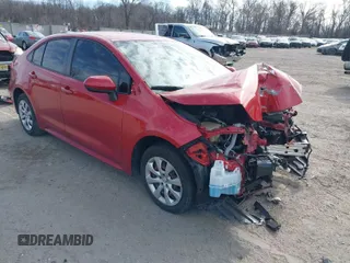 2020 Toyota Corolla LE with VIN JTDEPRAE0LJ021431, listed as a IAAI auction lot 41665603 with 32,351 mi miles. Bid and sale history available at carsss.com. Image 1.