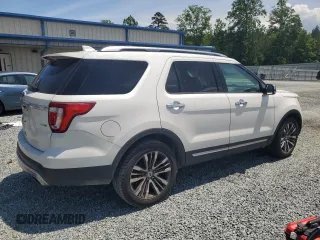 2016 Ford Explorer Platinum с VIN 1FM5K8HT7GGC64228, выставлен на аукционе Copart как лот 56554555 с пробегом 95 315 миль миль и Списание • Salvage title. История ставок и продаж доступна на DreamBid. Изображение 3.