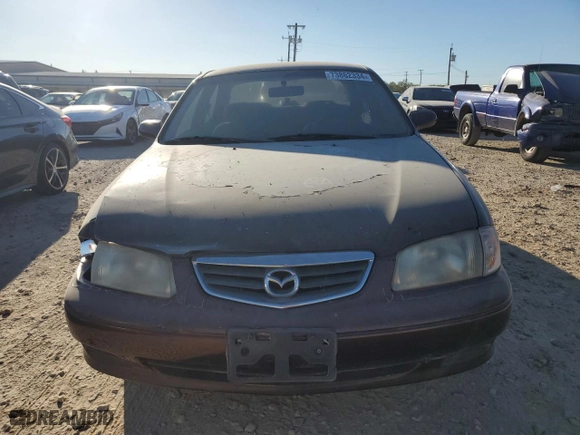 2001 Mazda 626 LX with VIN 1YVGF22D315215931, listed as a Copart auction lot 45399205 with 46,858 mi miles and Clean Title. Bid and sale history available at carsss.com. Image 5.