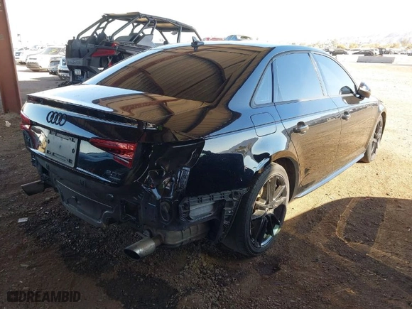 2018 Audi A4 Premium with VIN WAUKMAF46JA083794, listed as a IAAI auction lot 41642033 with 101,283 mi miles. Bid and sale history available at carsss.com. Image 4.