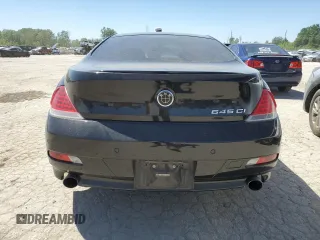 2005 BMW 6 Series 645Ci with VIN WBAEH73445B191713, listed as a Copart auction lot 57841944 with 134,410 mi miles and Clean Title. Bid and sale history available at carsss.com. Image 6.